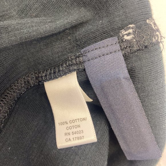 Banana Republic Heritage Navy Blue Long Sleeve Stretchy Fitted Button Crew Top S - Picture 5 of 9